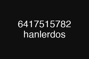 6417515782 hanlerdos
